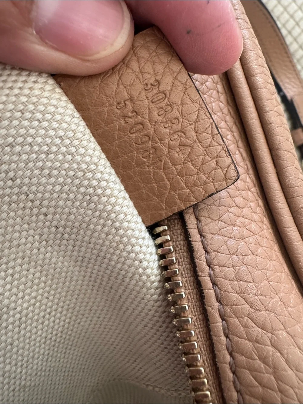 Gucci Brown Leather Crossbody Disco Bag with Tassel
